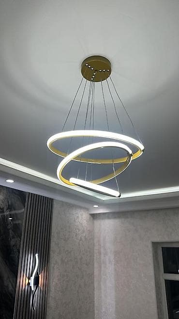 listir: Led Çılçıraq, 3 lampa, Metal — 2