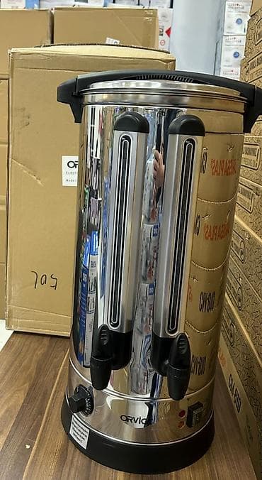 İçki texnikası: Orvica 2li samovar Tutum hecmi 50Lt Dem ve su bir arada 30 selsiden — 3