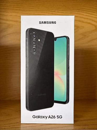 samsung netbook: Samsung Galaxy A26 5G, 128 GB, rəng - Qara, Zəmanət, Barmaq izi, İki sim kartlı — 1