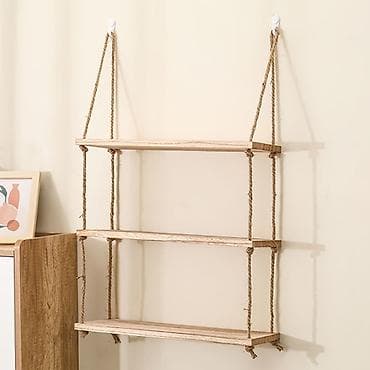 loft: 🌿 Təbii ağacdan hazırlanmış asma dekorativ rəflər evinizə istilik və — 1