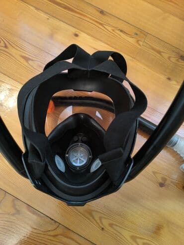 uzguculuk eynəyi: Tam üzlük şnorkel maskası - 180° geniş baxış bucağına malik şəffaf ön — 3