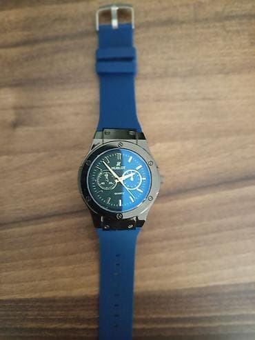 Наручные часы: Məhsul: Hublot dizaynlı kişi qol saatı - Mexanizm: Kvars (Quartz) - — 2