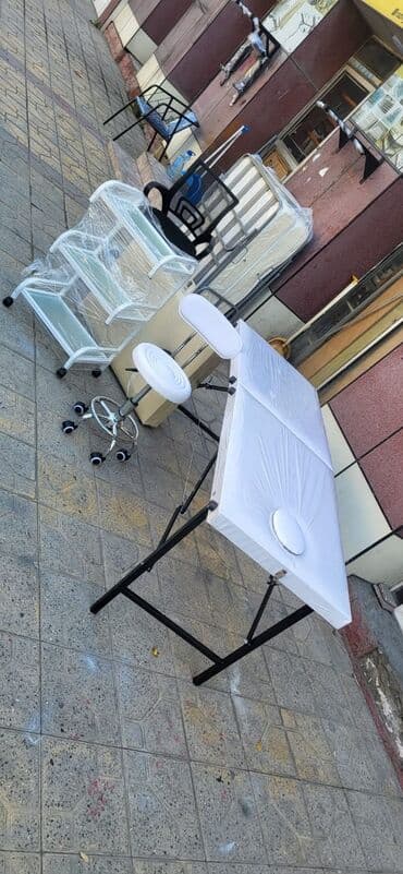 15 yasli oglan sekilleri: Yeni, Masaj kuşetkası, Qatlanmayan, rəng - Ağ — 7