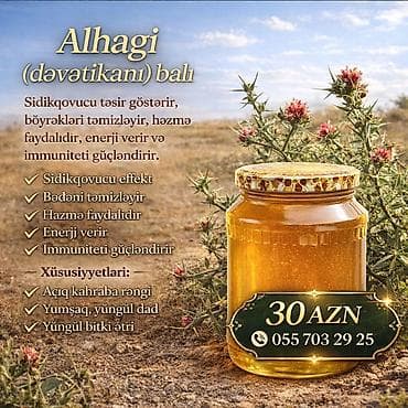 qida məhsullarının topdan satışı: Paliurus (qaratikan) balı - Güclü antioksidant. - İmmuniteti — 2
