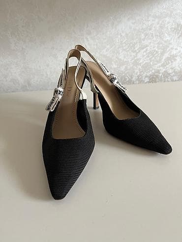 Tuflilər, Dior, Ölçü: 37, rəng - Qara, İşlənmiş — 1