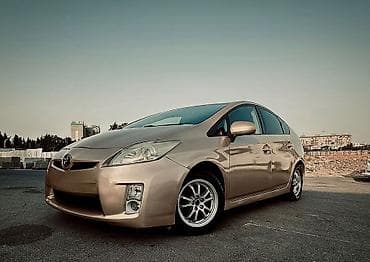 tap az prius: Toyota Prius (III nəsil) hibrid liftbek - Rəng: açıq qızılı/bej, qara — 8