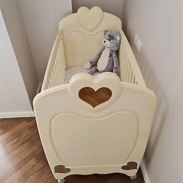 Oğlan və qız üçün, Dördbucaq, Beşik, Dəstsiz, Matras ilə, Yellənmə mexanizmsiz — 4