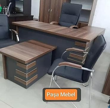 müdir stolu: ✅Stokda: 6 ədəd ✅Yenidir! qiymət real öz qiymətidir! ❌Oturacaglar — 1