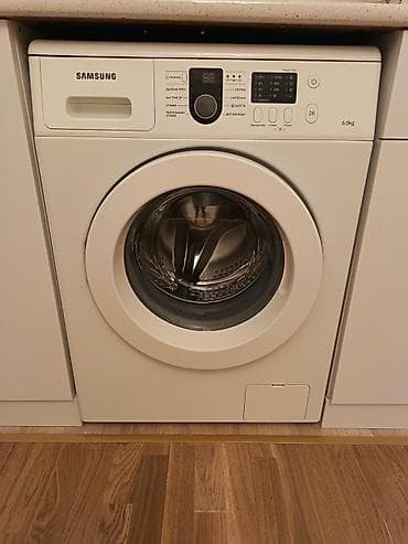 Стиральная машина Samsung, 6 кг, Б/у, Автомат, Без сушки