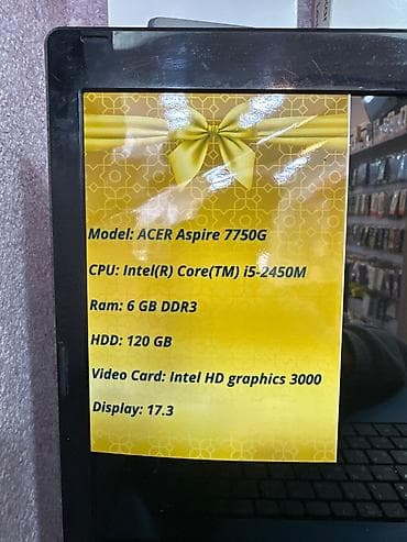 gtx 1660 super: İşlənmiş Acer Aspire, 17.3 ", Intel Core i5, 128 GB — 2