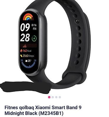 xiaomi mi band 1: Yeni, Smart qolbaq, Xiaomi, Sensor ekran, rəng - Qara — 2