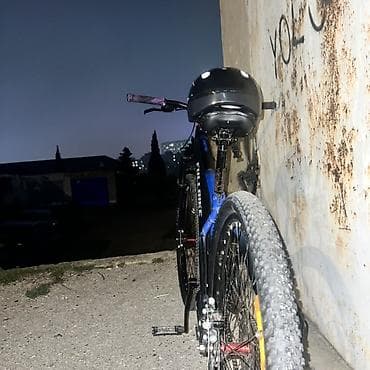 FULLBIKE dağ velosipedi - Çərçivə: yüngül alaşımdan, qara–mavi rəng — 4