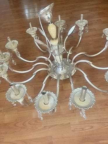 samdanlar: Çılçıraq, 10 və daha çox lampa, Metal — 5