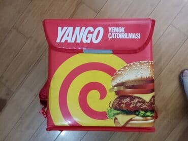 Kuryer çantaları: Yango “Yemək Çatdırılması” termal çanta (kuryer üçün) - Sırt çantası — 3