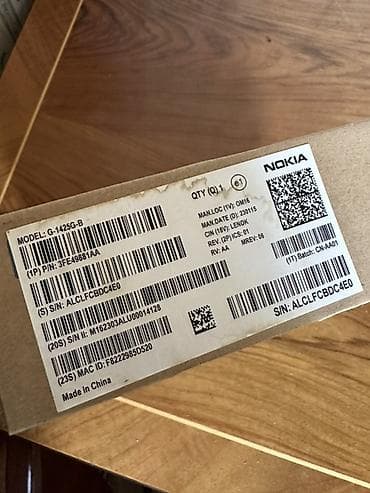 ev modemi: Nokia 5G G-1425G-B GPON/ONT router Xüsusiyyətlər: - Brend/model — 1