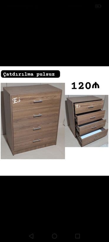 güzgü ilə çekmeceli sinə: Yeni, Güzgüsüz, Azərbaycan — 6