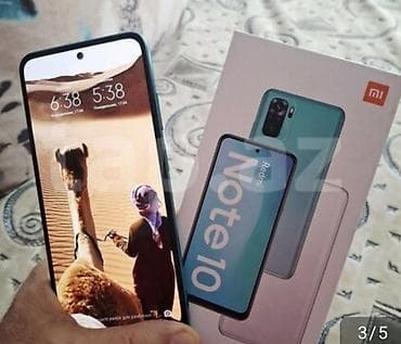 telfon tutacagi: Redmi Note 10, 64 GB, rəng - Yaşıl, İki sim kartlı — 1