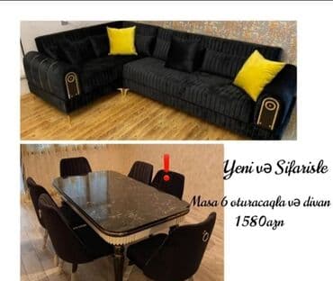 konputer masası: Yeni, Masa və oturacaqlar, Divan, Kredit yoxdur, Azərbaycan — 1