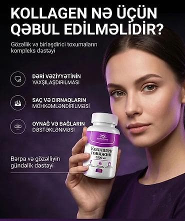 Collagen Xanımlara Özəl Amerika Brendi Sunshine Nutrition Vitaminlər — 3
