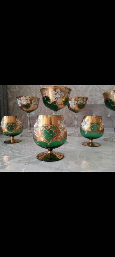 Qədəhlər, 6 ədədli dəst