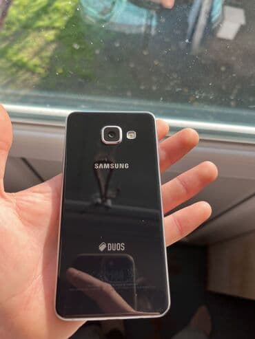 iphone 12 qiymət: Samsung Galaxy A3 2016, 16 GB, rəng - Qara, İki sim kartlı — 1