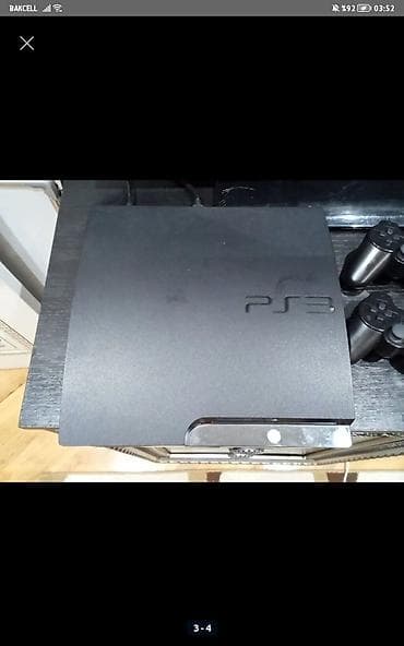 PS4 (Sony PlayStation 4): Sony PlayStation 3 Slim. 500 Gb. 260 AZE. Qolları orjinaldı — 2