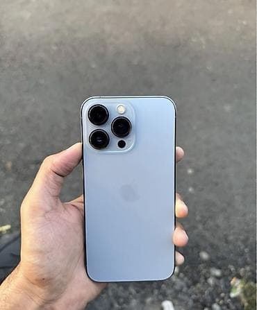 IPhone 13 Pro, 128 GB, Sierra Blue, Zəmanət, Simsiz şarj, Face ID