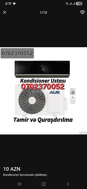 malyar isi: Təmir, Split kondisionerlər, Quraşdırılma — 2