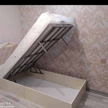 темир краватлар: Новый, Односпальная кровать, Без подьемного механизма, Без матраса, Без выдвижных ящиков, Азербайджан — 7