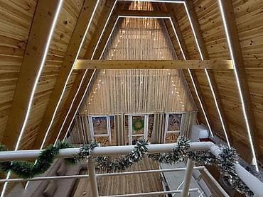 ipoteka evler gence: A‑Frame tipli modern istirahət evi - Memarlıq: Üçbucaq formalı — 4