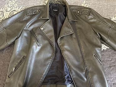 xonca satis: PU leather biker gödəkçə – Pull&Bear 🖤 Pull&Bear dəri gödəkçə — 1