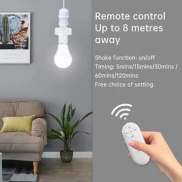 Uzaqdan idarəetməli E27 lamp adapteri və pult - İnfraqırmızı uzaqdan — 2