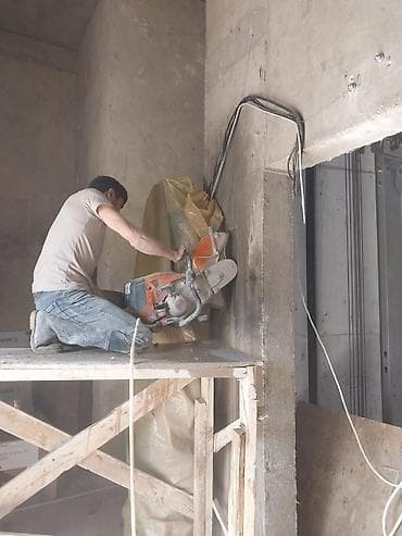 qapi seyif: Beton deşmə və kəsim xidməti - Armaturlu beton, dəmir-beton, daş və — 9