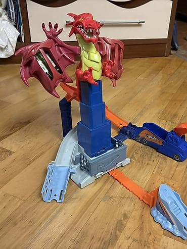 konstruktor maşınlar: Hot Wheels “Dragon Blast” tras oyuncağı Yaxşı vəziyyətdədir. Bütün — 1