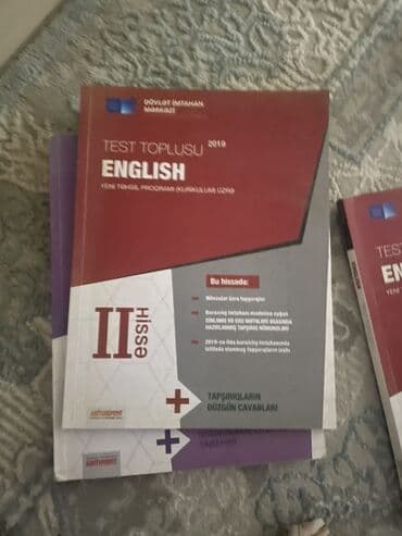 İngilis dili Testlər 11-ci sinif, 2-ci hissə, 2019 il