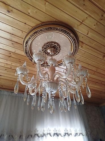 lustr bra: Çılçıraq, 8 lampa, Metal — 1
