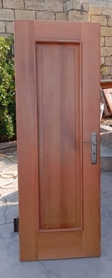 купить дверь межкомнатную: 5 ədəd fıstıq qapı: 4 ədəd şüşəli 1 ədəd sadə - Material:fıstıq - — 5