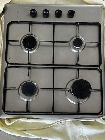 Qaz plitəsi – 4 gözlü, inox səth - 60 sm enli, tezgaha quraşdırıla lalafo.az -da Qaz plitəsi – 4 gözlü, inox səth - 60 sm enli, tezgaha quraşdırıla