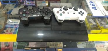 ps3 diskler: Sony PlayStation 3 Super Slim oyun konsolu Paketə daxildir: - PS3 — 1