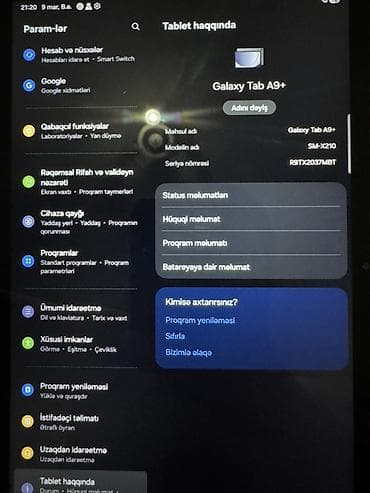 15.6 ekran: Samsung Galaxy Tab A9+, 11", 64 ГБ — 6