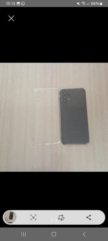 Samsung Galaxy A23, rəng - Qara, Barmaq izi