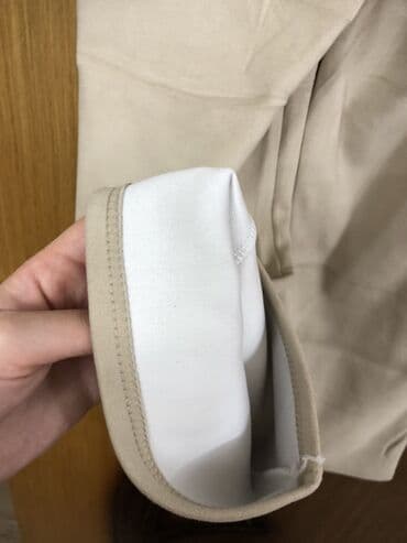 детские трикотажные лосины: Спортивные Мужские брюки, 4XL, цвет - Бежевый — 3