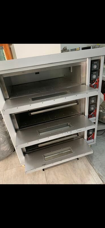 konveksiyon bişirmə sobası qiyməti: Çörək, Şirniyyət üçün, Elektrik, 3 mərtəbəli — 6