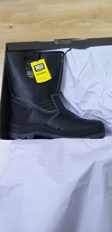 botinkalar 39: Cəkmə İş üçün qabağı dəmir. Su kecirmir tok kecirmir. SAFETY JOGGER — 4