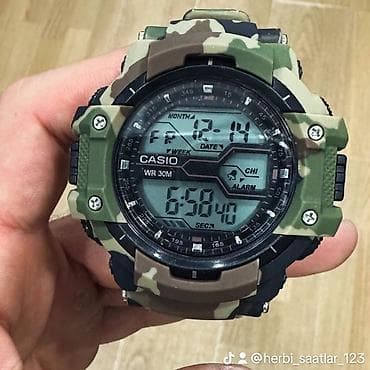 Смарт браслеты: Новый, Наручные часы, Casio, цвет - Зеленый — 4