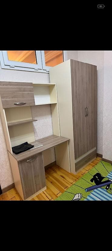 islenmis sifir: Yazı masa+Dolab 140 azn təcili çıxmaldı əla vəziyyətdədi Tibb un — 1