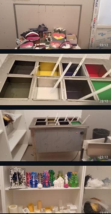 hədiyyəlik: Şam aparatı parafinler qəliblər şamlar hazır biznes verilir vaxtla — 5