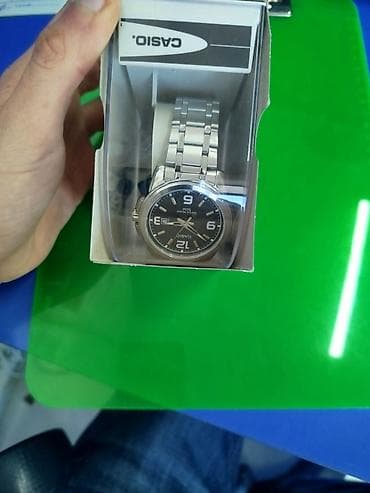 swatch saat: Qol saatı, Casio, rəng - Gümüşü — 1