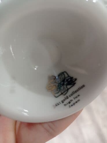 8 mart dekorlari: Çay dəsti, rəng - Ağ, Farfor, 6 nəfərlik, Yaponiya — 3