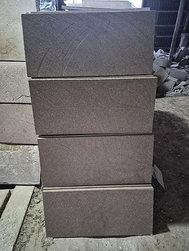 sade darvaza sekilleri: Təbii daş üzlük plitələri - Material: Qumdaşı (təbii daş), açıq — 5